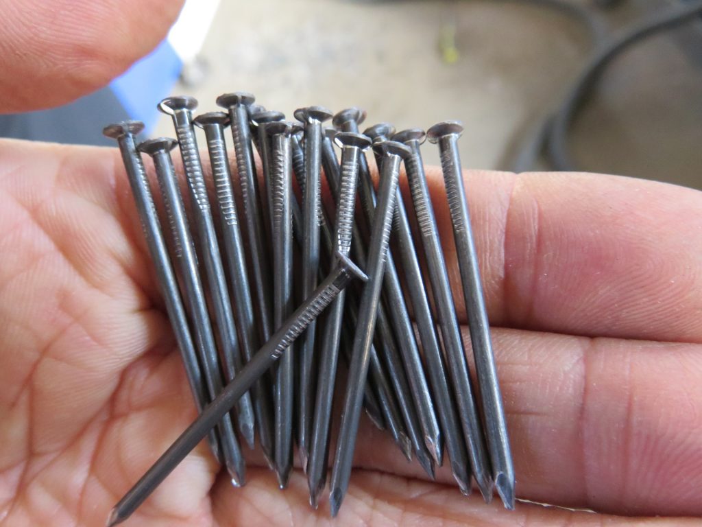 black wire nails