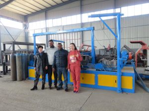 wire drawing machine customer visiting